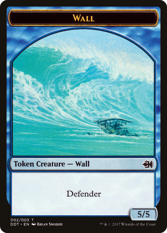 Wall (TDDT-002) - Duel Decks: Merfolk vs. Goblins Tokens