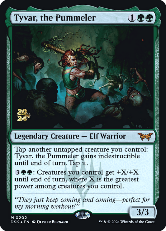 Tyvar, the Pummeler (PDSK-202S) - Duskmourn: House of Horror Promos Foil