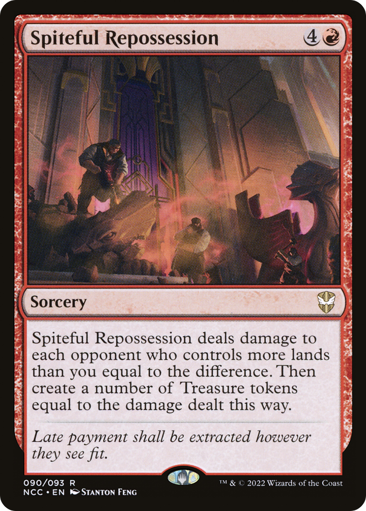 Spiteful Repossession (NCC-090) - New Capenna Commander Foil