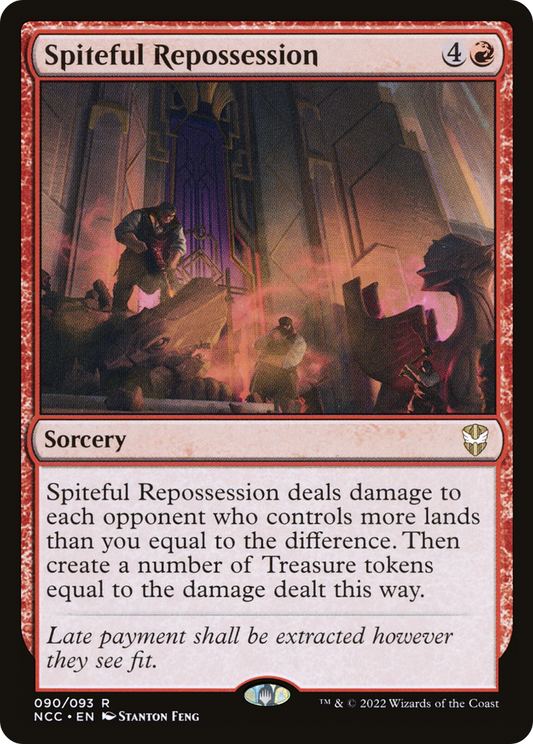 Spiteful Repossession (NCC-090) - New Capenna Commander Foil