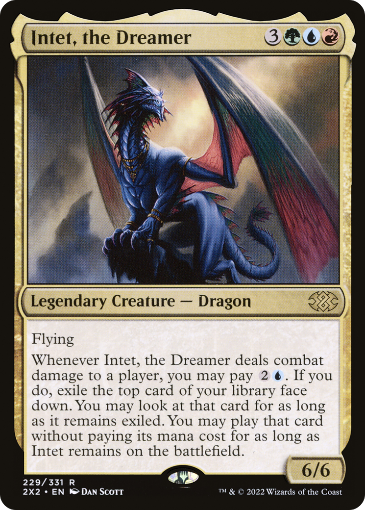 Intet, the Dreamer (2X2-229) - Double Masters 2022 Foil