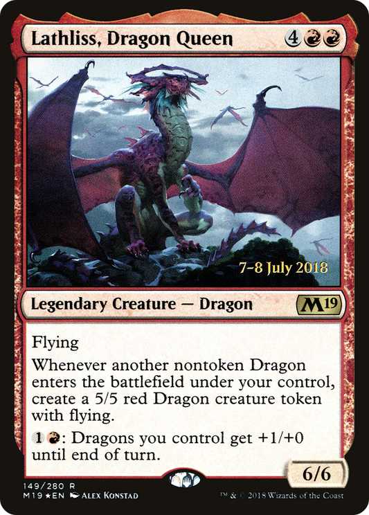 Lathliss, Dragon Queen (PM19-149S) - Core Set 2019 Promos Foil