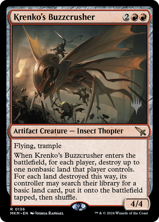 Krenko's Buzzcrusher (PMKM-136P) - Murders at Karlov Manor Promos