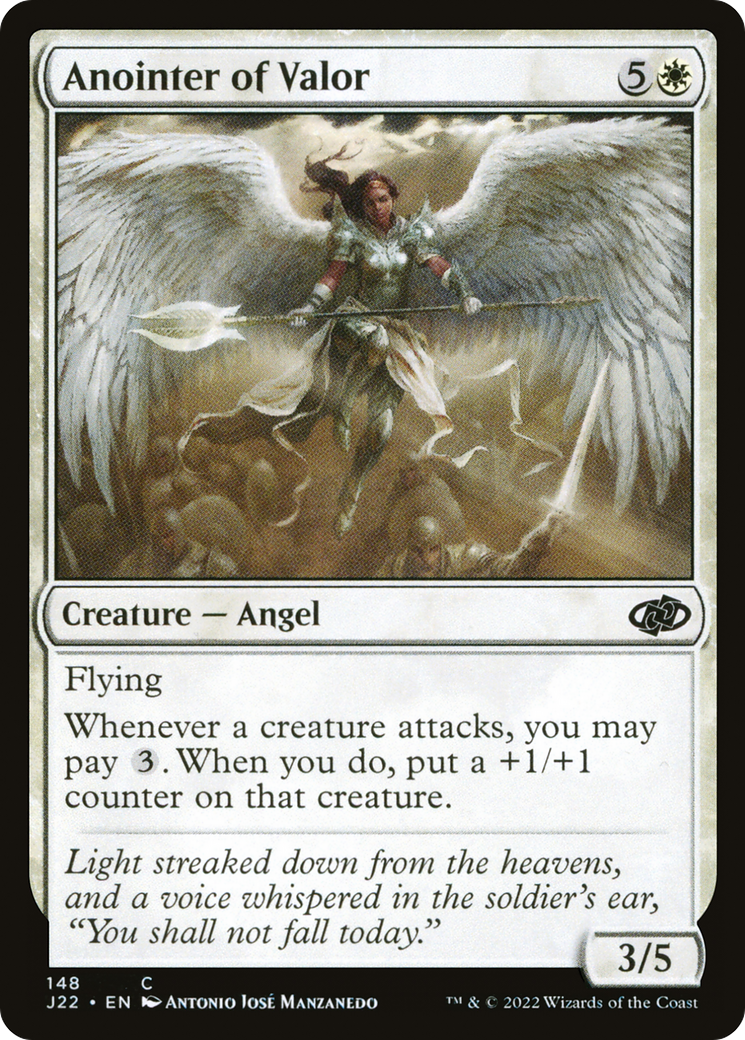 Anointer of Valor (J22-148) - Jumpstart 2022