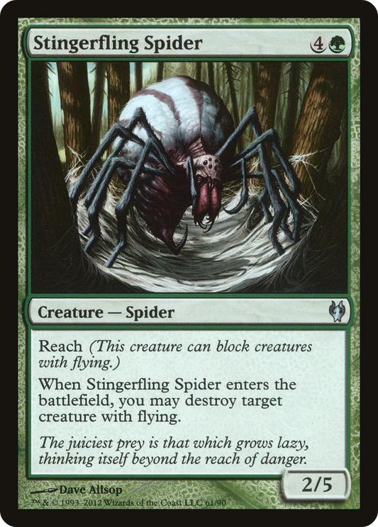 Stingerfling Spider (DDJ-061) - Duel Decks: Izzet vs. Golgari