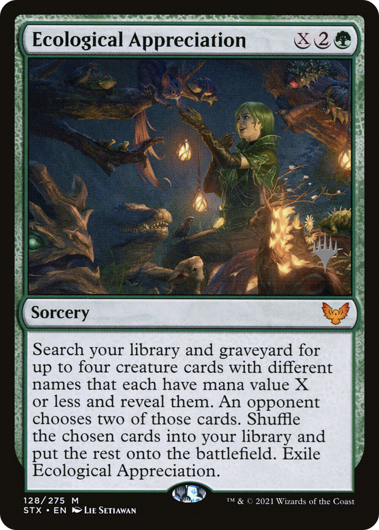 Ecological Appreciation (PSTX-128P) - Strixhaven: School of Mages Promos