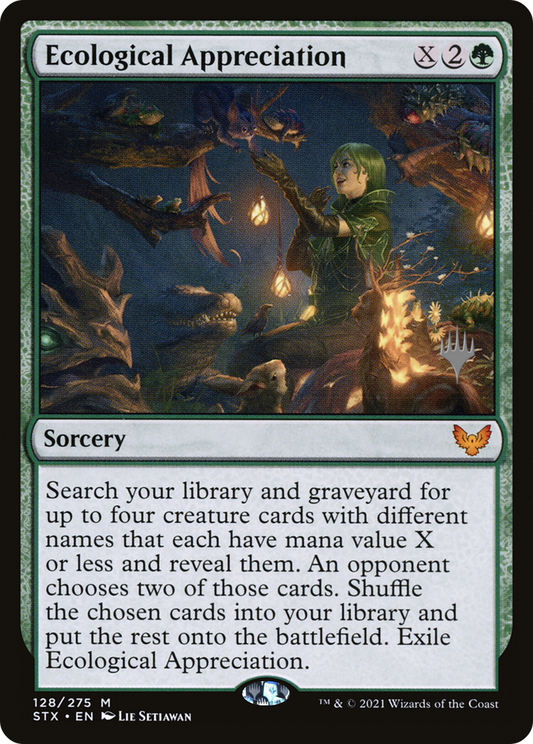 Ecological Appreciation (PSTX-128P) - Strixhaven: School of Mages Promos