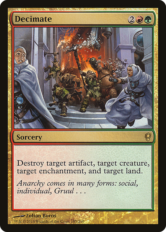 Decimate (CNS-185) - Conspiracy Foil