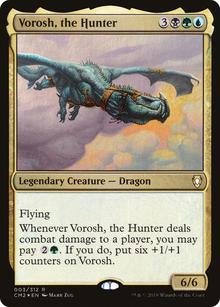 Vorosh, the Hunter (CM2-003) - Commander Anthology Volume II Foil