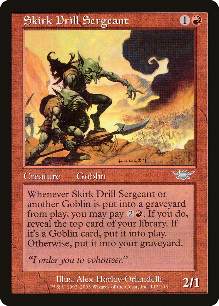 Skirk Drill Sergeant (LGN-112) - Legions Foil