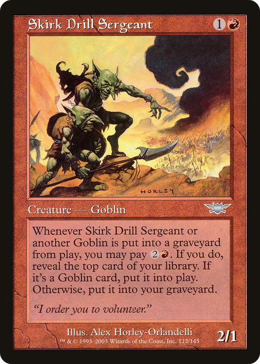 Skirk Drill Sergeant (LGN-112) - Legions Foil