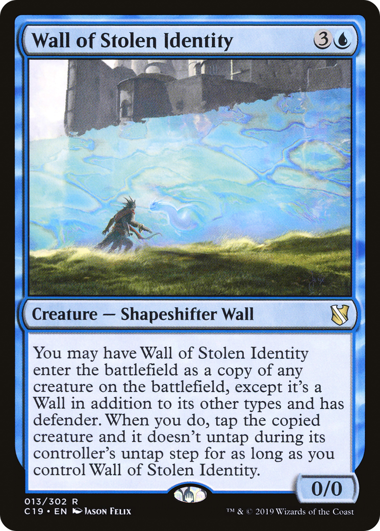 Wall of Stolen Identity (C19-013) - Commander 2019