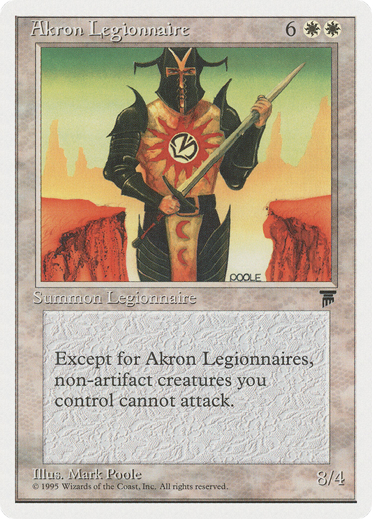 Akron Legionnaire (CHR-002) - Chronicles