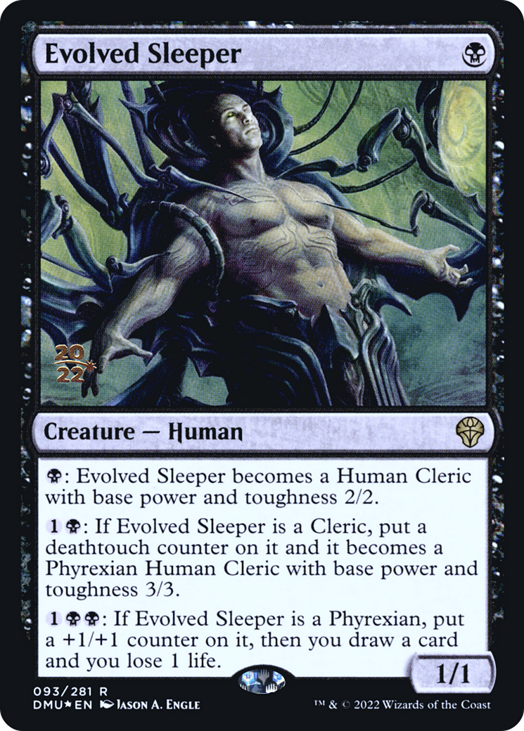 Evolved Sleeper (PRE-093) - Dominaria United Promos (Prerelease) Foil