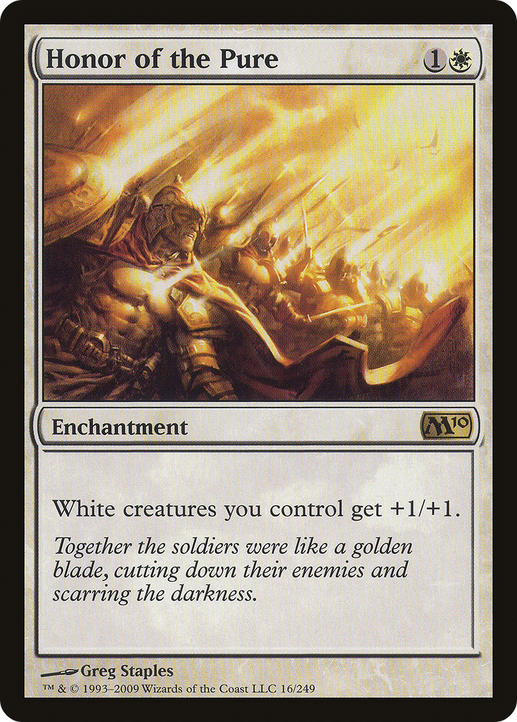 Honor of the Pure (M10-016) - Magic 2010