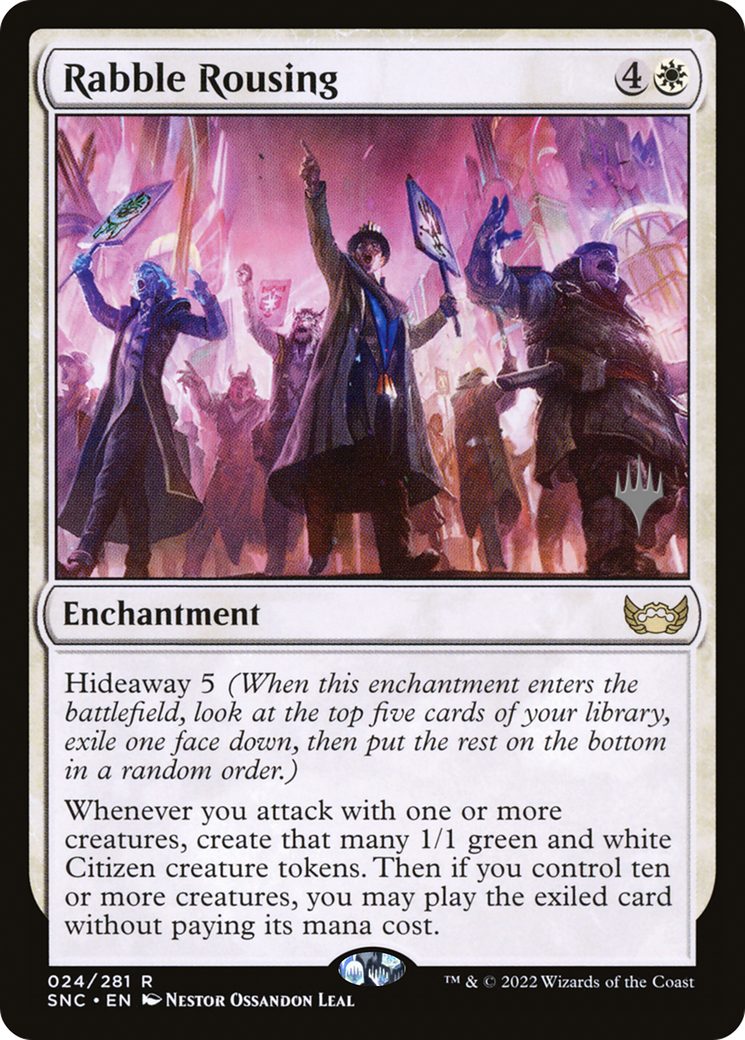 Rabble Rousing (PSNC-24P) - Streets of New Capenna Promos Foil