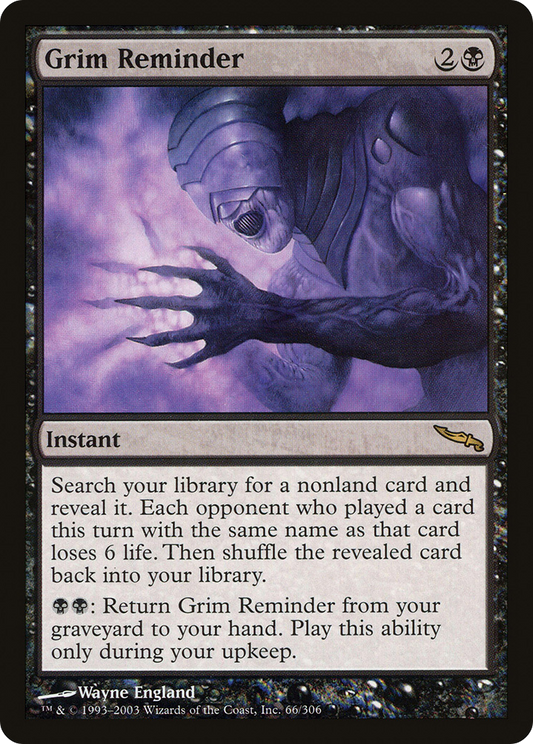 Grim Reminder (MRD-066) - Mirrodin