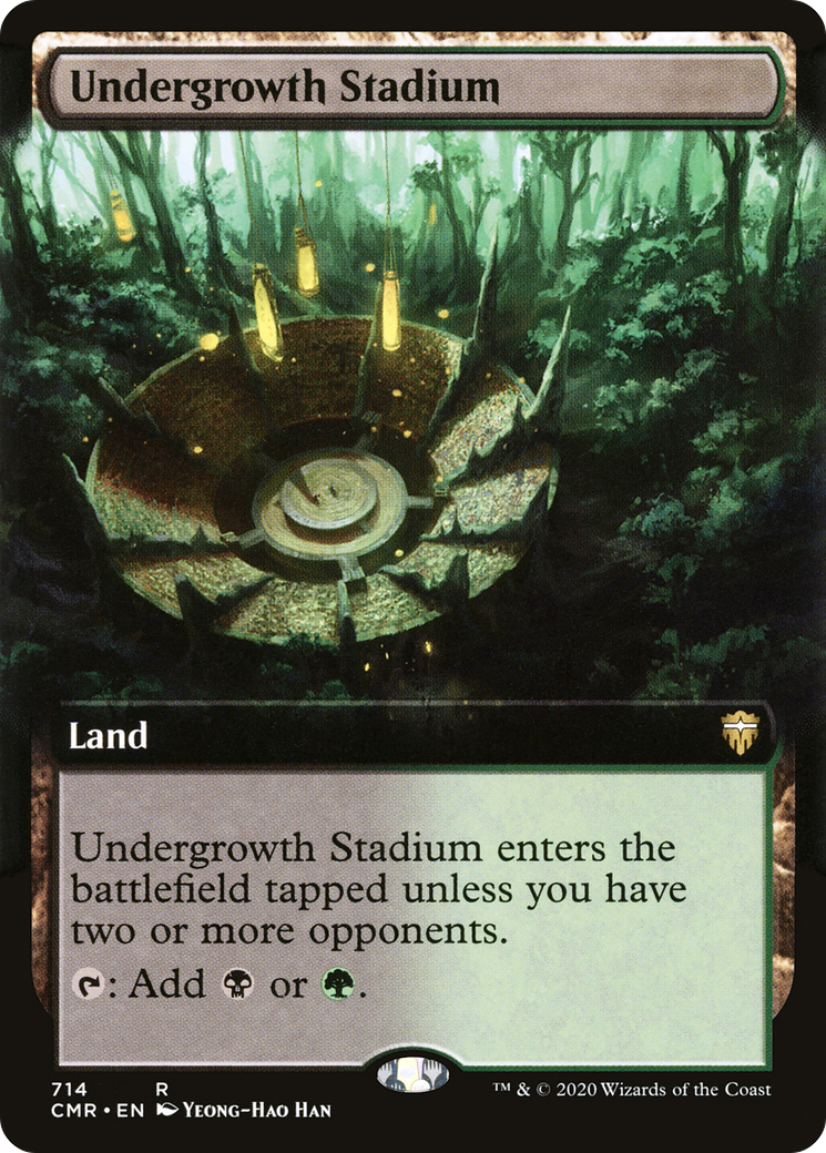 Undergrowth Stadium (CMR-714) - Commander Legends: (Extended Art)