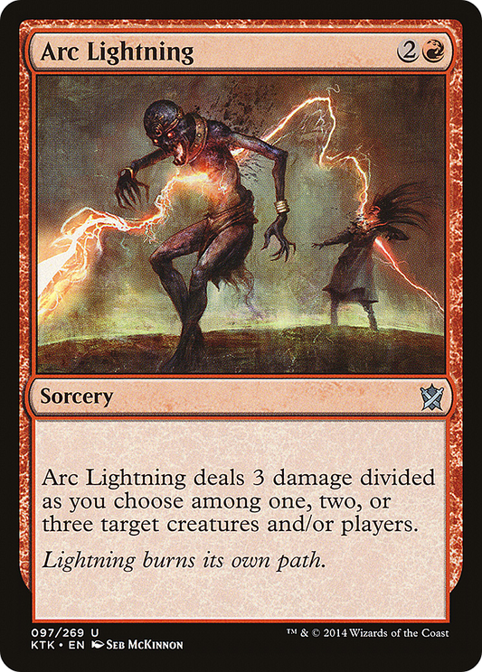Arc Lightning (KTK-097) - Khans of Tarkir Foil