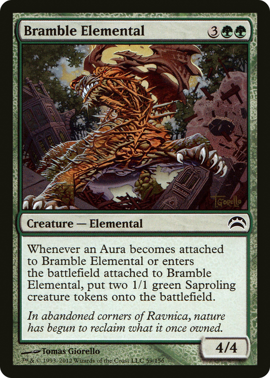 Bramble Elemental  (PC2-059) - Planechase 2012 Foil
