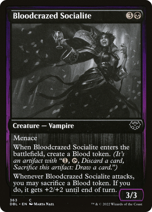 Bloodcrazed Socialite (DBL-363) - Innistrad: Double Feature Foil