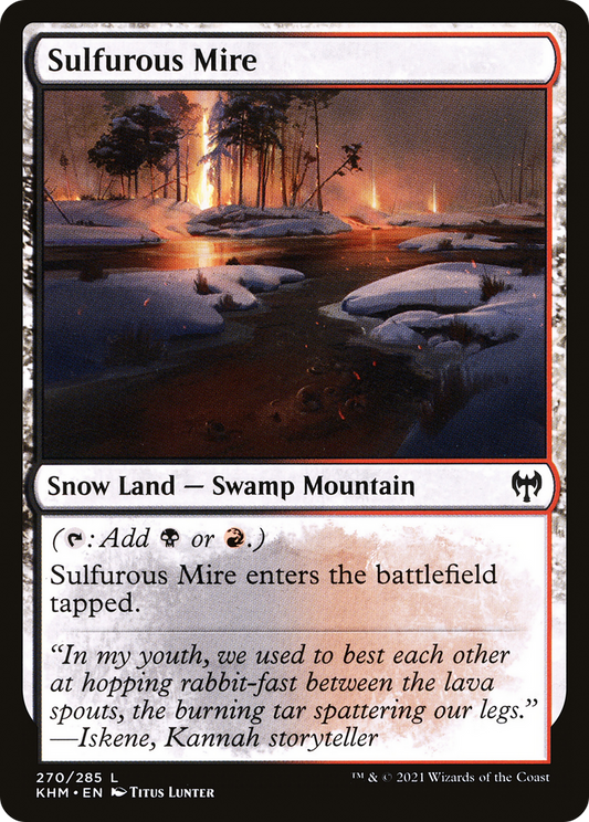 Sulfurous Mire (KHM-270) - Kaldheim: (snow)