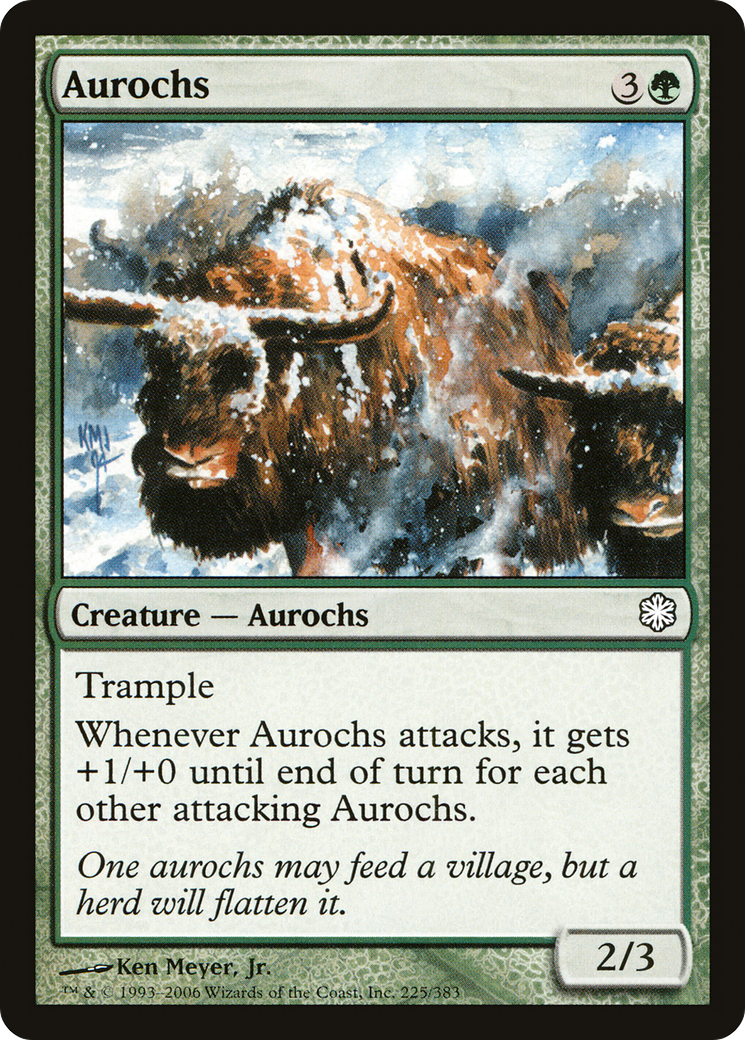 Aurochs (CST-225) - Coldsnap Theme Decks