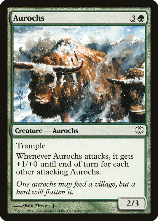 Aurochs (CTD-225) - Coldsnap Theme Decks