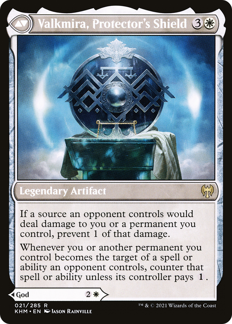 Reidane, God of the Worthy // Valkmira, Protector's Shield (KHM-021) - Kaldheim