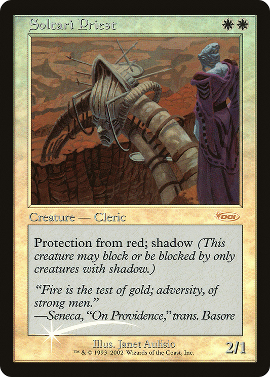 Soltari Priest (F02-001) - Friday Night Magic 2002 Foil