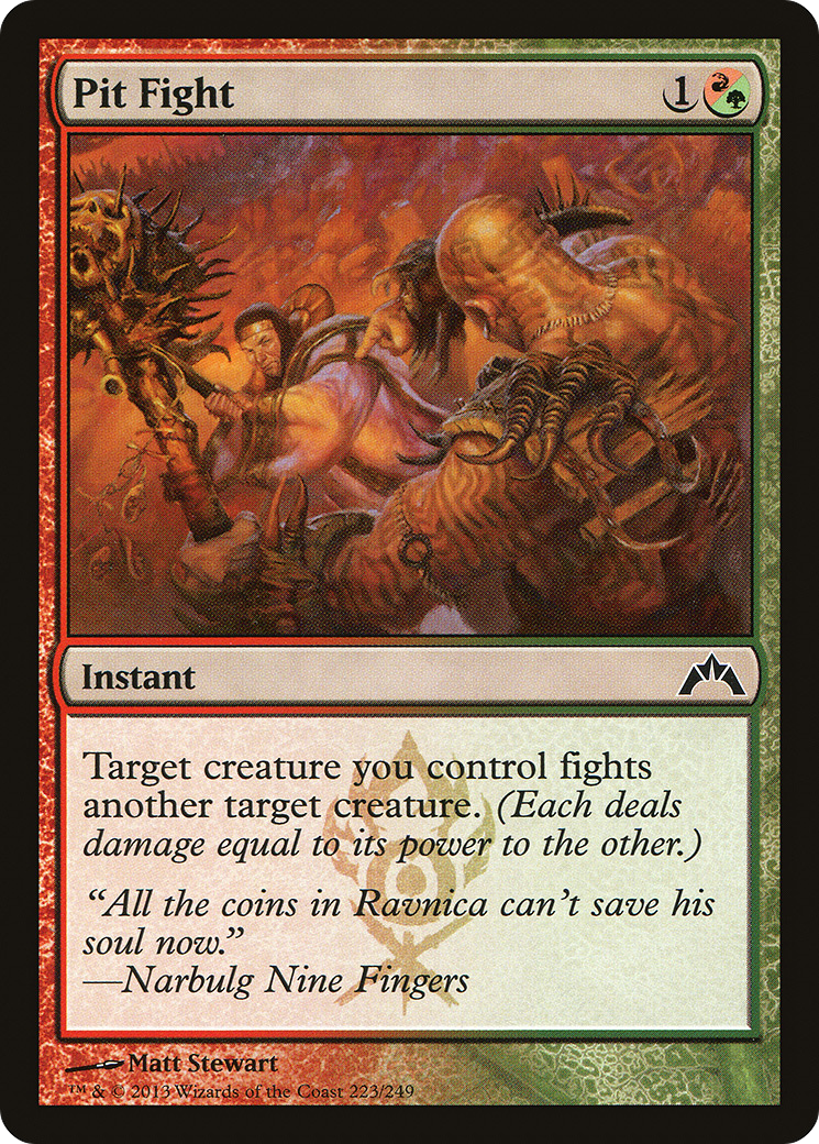 Pit Fight (GTC-223) - Gatecrash Foil