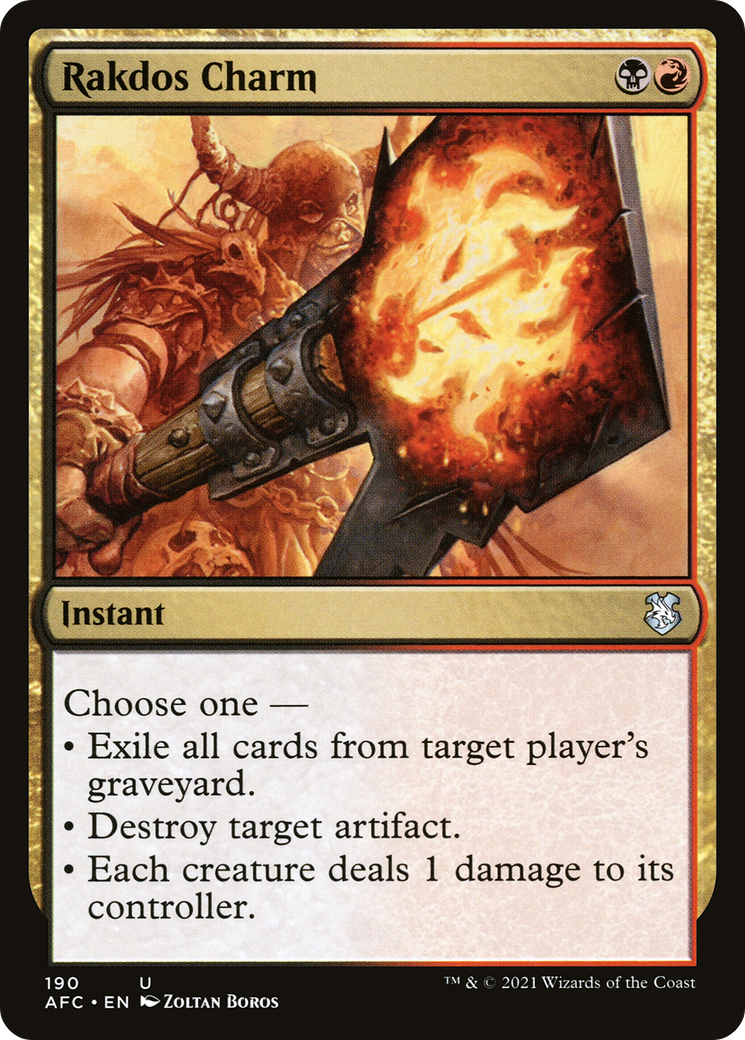 Rakdos Charm (AFC-190) - Forgotten Realms Commander