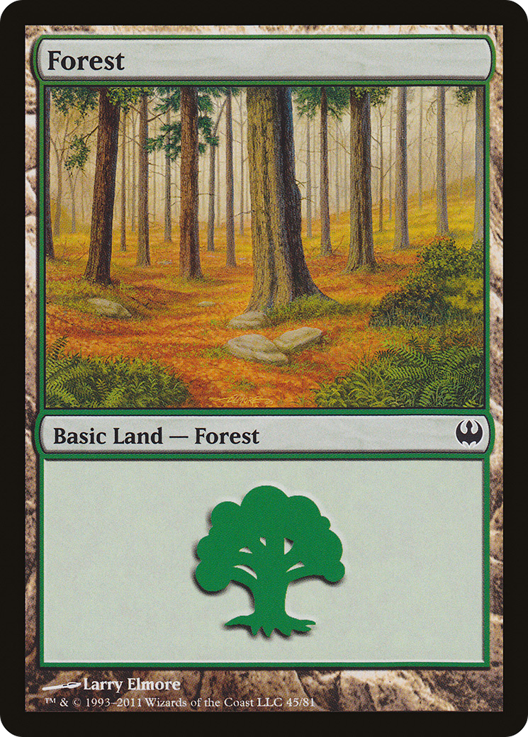 Forest (DDG-045) - Duel Decks: Knights vs. Dragons