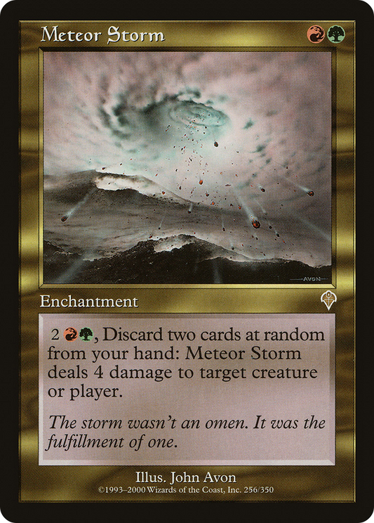 Meteor Storm (INV-256) - Invasion Foil