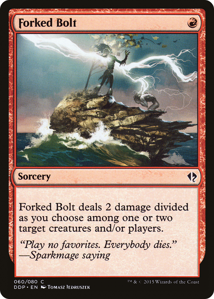 Forked Bolt (DDP-060) - Duel Decks: Zendikar vs. Eldrazi