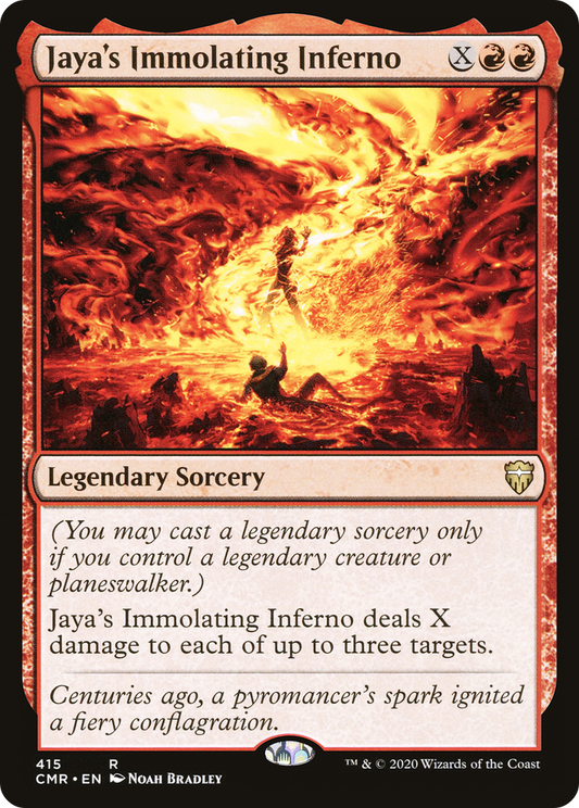 Jaya's Immolating Inferno (CMR-415) - Commander Legends