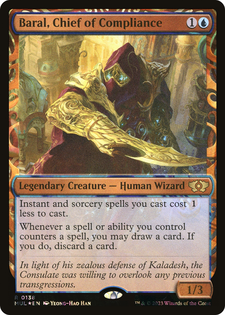 Baral, Chief of Compliance (MUL-138) - Multiverse Legends: (Showcase) Foil