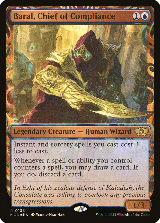 Baral, Chief of Compliance (MUL-138) - Multiverse Legends: (Showcase) Foil