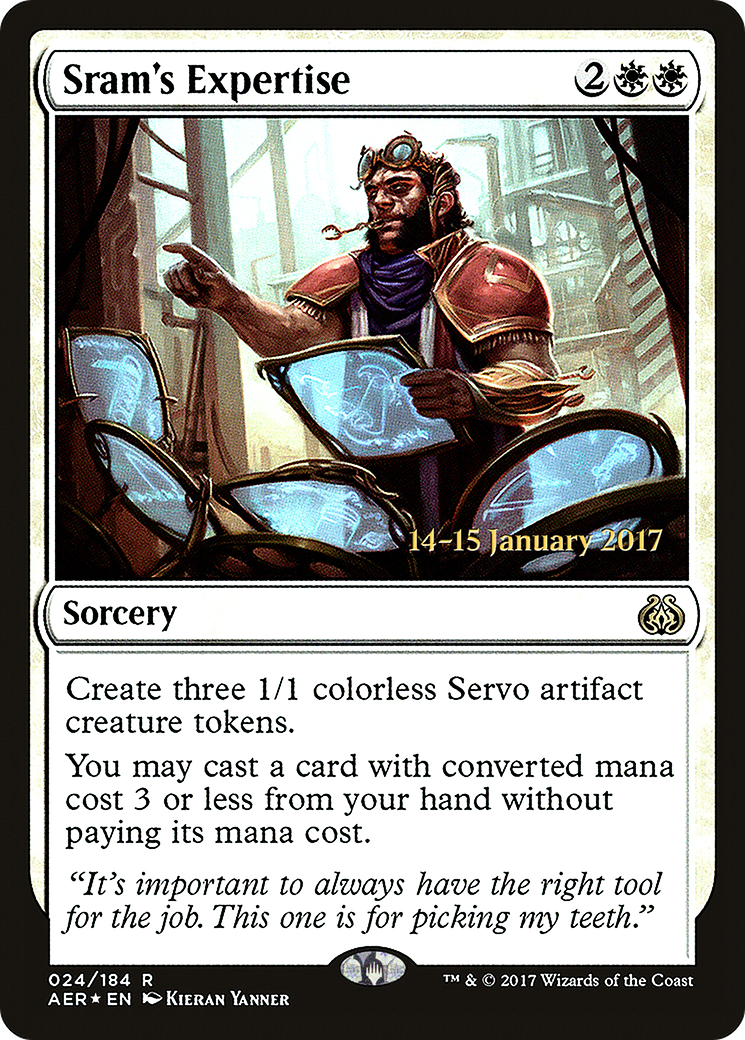 Sram's Expertise (PAER-24S) - Aether Revolt Promos Foil