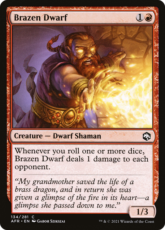Brazen Dwarf (AFR-134) - Adventures in the Forgotten Realms