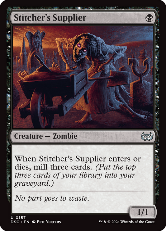 Stitcher's Supplier (DSC-157) - Duskmourn: House of Horror Commander