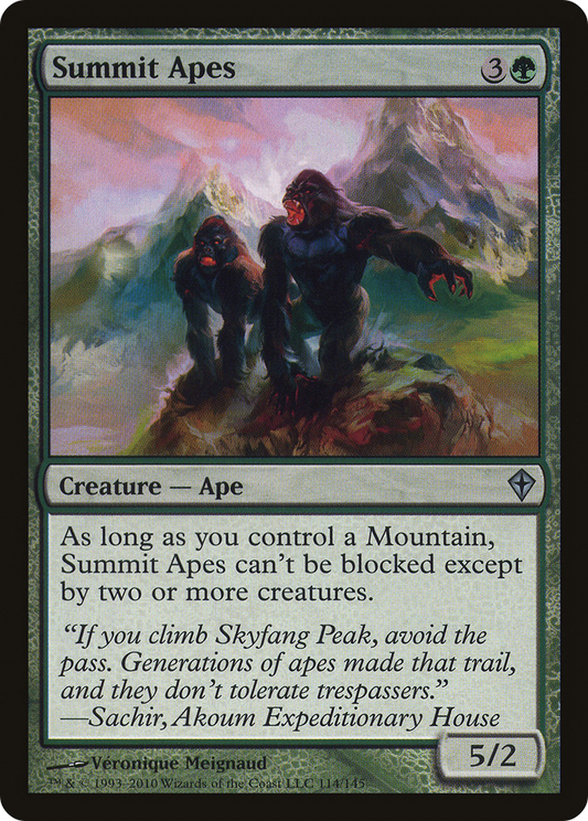 Summit Apes (WWK-114) - Worldwake