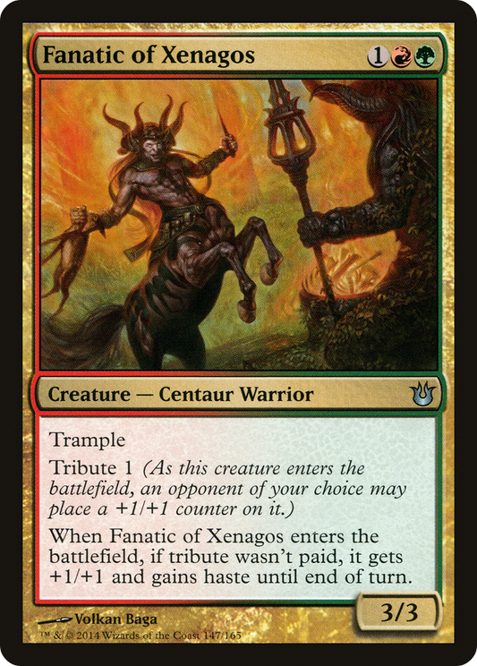 Fanatic of Xenagos (BNG-147) - Born of the Gods Foil