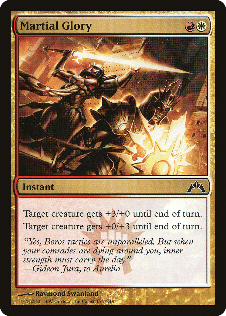 Martial Glory (GTC-175) - Gatecrash Foil