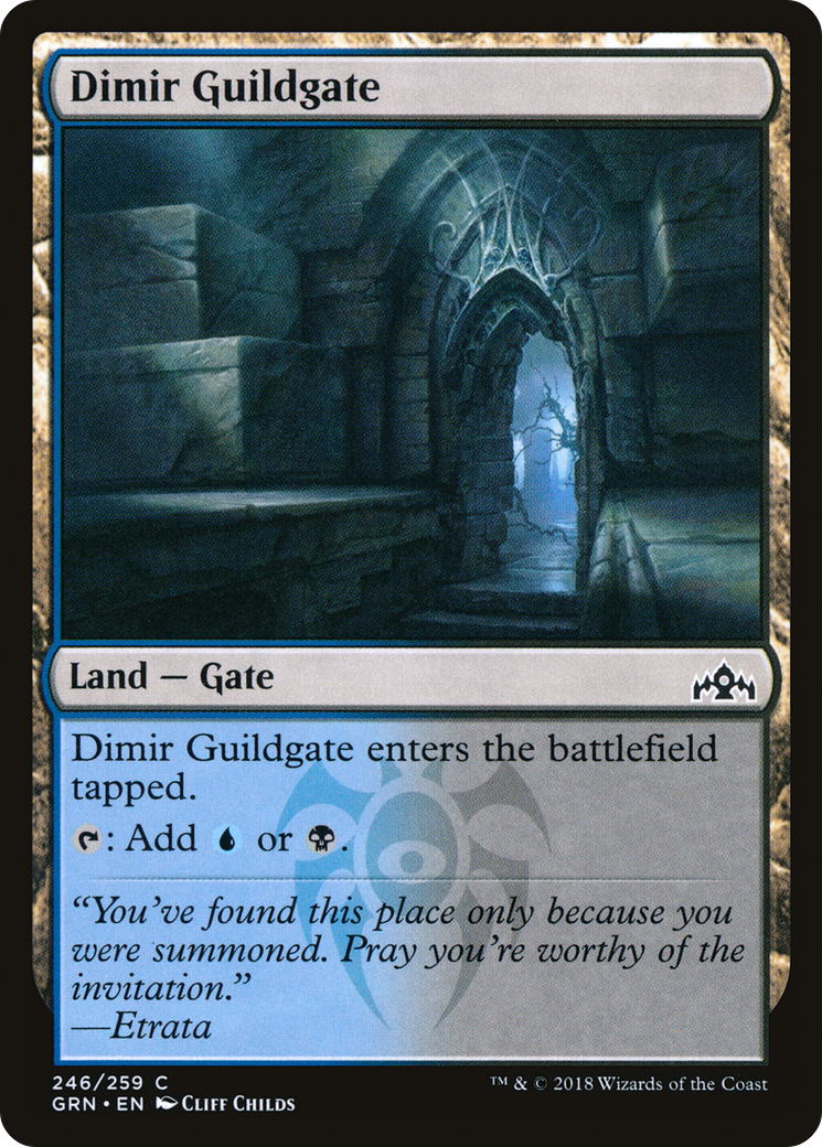 Dimir Guildgate (GRN-246) - Guilds of Ravnica