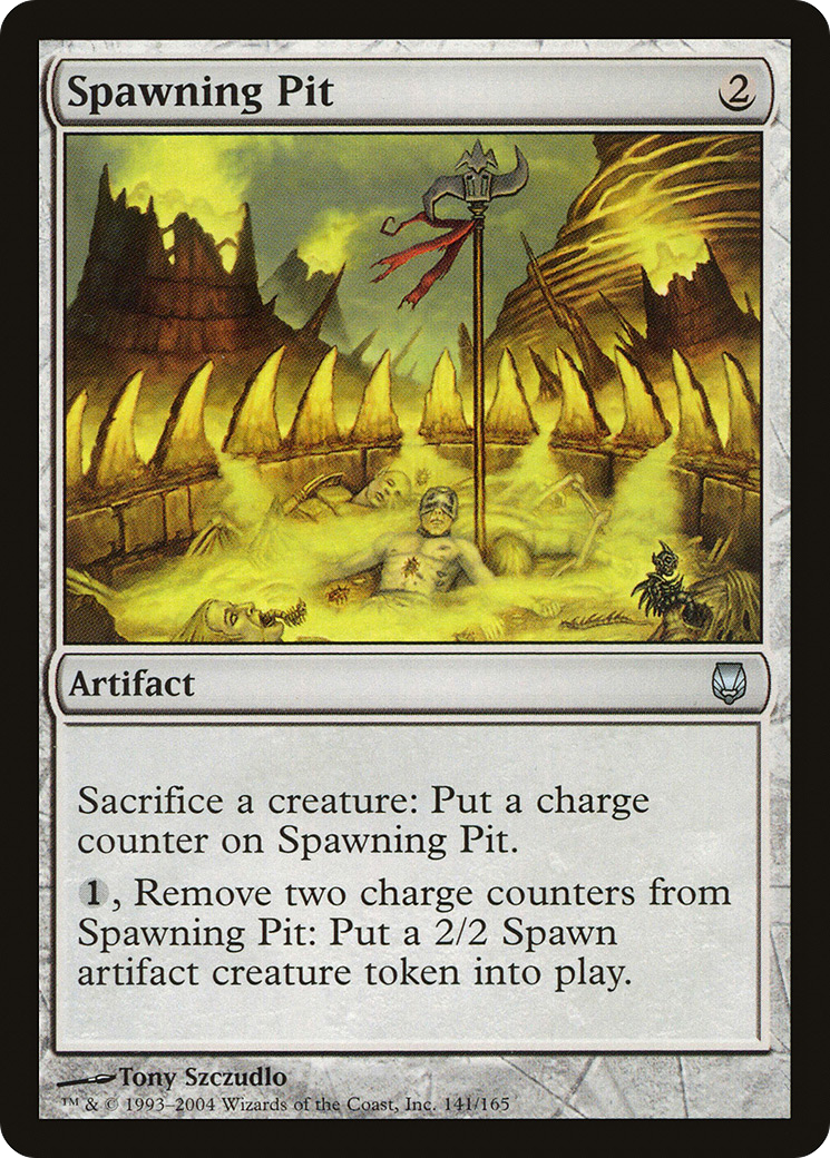 Spawning Pit  (DST-141) - Darksteel Foil