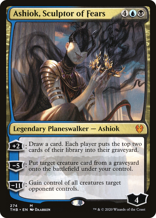 Ashiok, Sculptor of Fears (THB-274) - Theros Beyond Death Foil