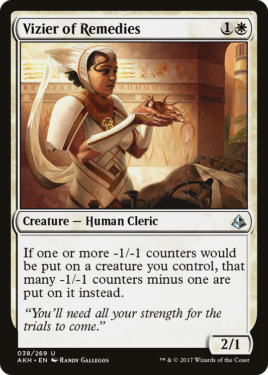 Vizier of Remedies (AKH-038) - Amonkhet Foil