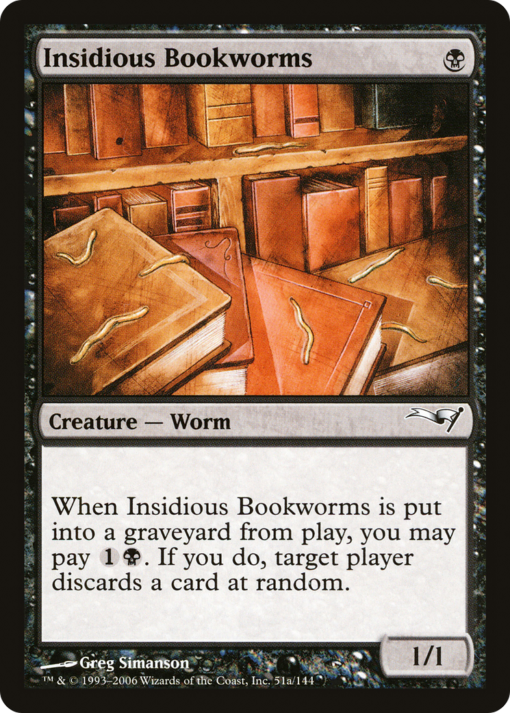 Insidious Bookworms (CST-51A) - Coldsnap Theme Decks