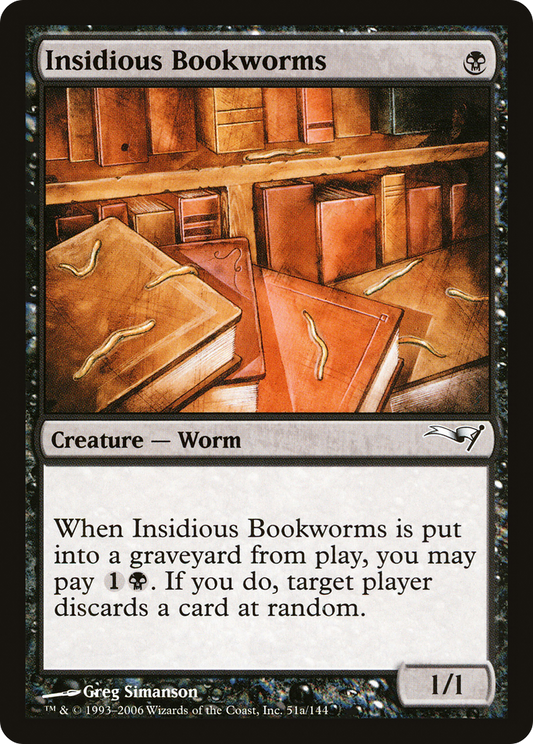 Insidious Bookworms (CST-51A) - Coldsnap Theme Decks